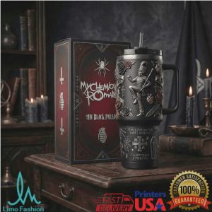 My Chemical Romance The Black Parade World Tour 2024 Emo Retro Gifts for Fans Stainless Steel Insulated Tumbler