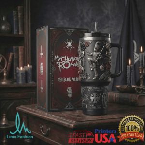 My Chemical Romance The Black Parade World Tour 2024 Emo Retro Gifts for Fans Stainless Steel Insulated Tumbler