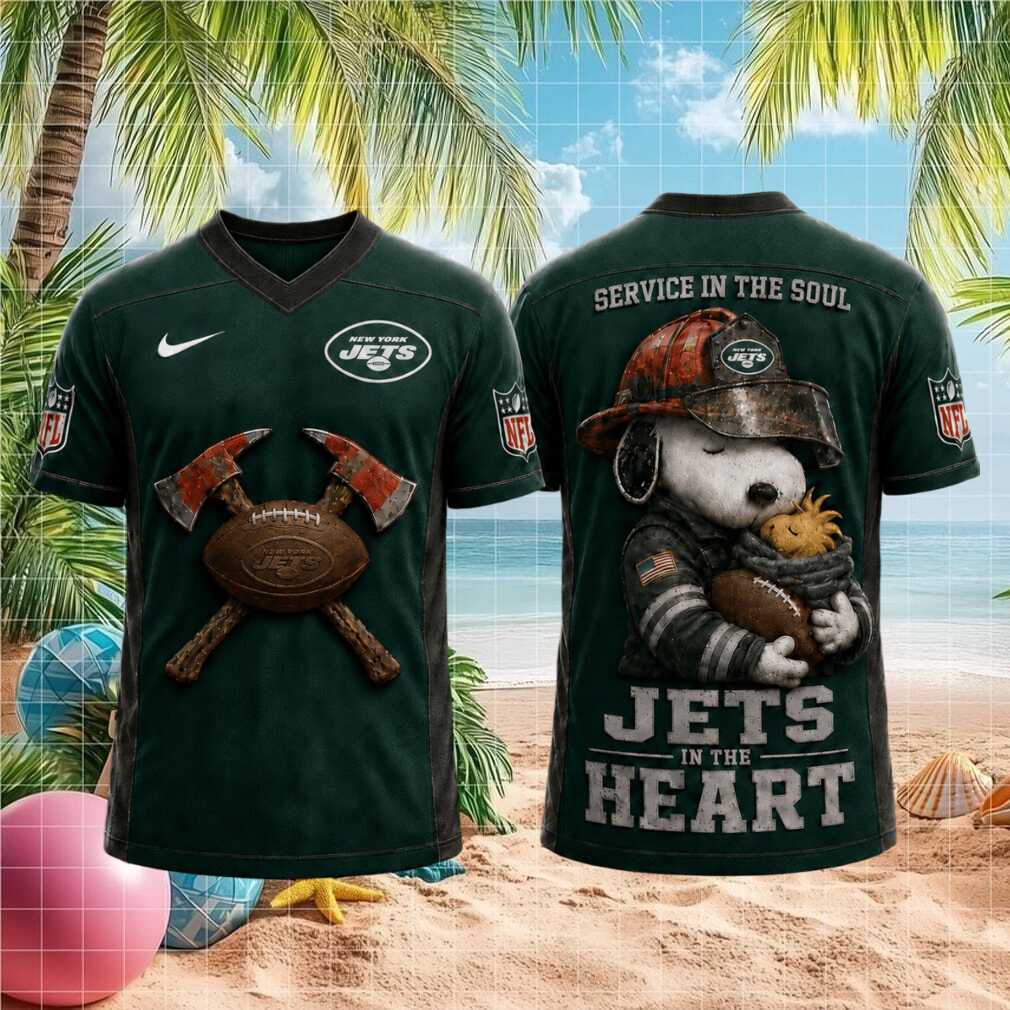 New York Football Firefighter Snoopy Service In The Soul Shirt New York Football Firefighter Snoopy Service In The Soul Shirt