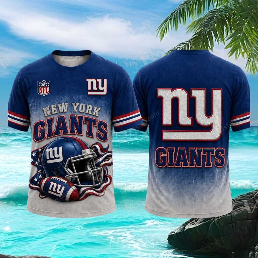 New York Giants Team Logo Helmet Game Day Apparel T Shirt New York Giants Team Logo Helmet Game Day Apparel T Shirt