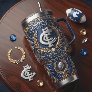 North Melbourne Kangaroos AFL Bound For Glory 2026 Vintage 20oz Fans Gift Stainless Steel Insulated Tumbler