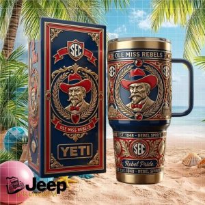 Ole Miss Rebels SEC Rebel Pride Est 1848 NCAA Collegiate Gifts Stainless Steel Insulated Tumbler