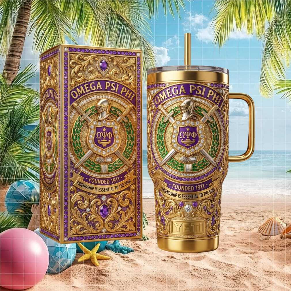 Omega Psi Phi Fraternity 1911 Founded Vintage Gold Luxury Gifts Stainless Steel Insulated Tumbler Omega Psi Phi Fraternity 1911 Founded Vintage Gold Luxury Gifts Stainless Steel Insulated Tumbler