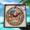 USA 250th Anniversary Bold Eagle Portrait Personalized Ornament USA 250th Anniversary Bold Eagle Portrait Personalized Ornament