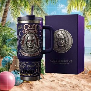 Ozzy Osbourne Prince of Darkness 2025 Collector’s Edition Vintage Gifts for Rock Fans Stainless Steel Insulated Tumbler
