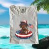 Patriotic Dachshund Cowboy Hat American Flag Western Desert T Shirt Patriotic Dachshund Cowboy Hat American Flag Western Desert T Shirt