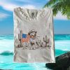 Patriotic Golden Retriever Cowboy Hat American Flag T Shirt Patriotic Golden Retriever Cowboy Hat American Flag T Shirt
