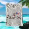 Patriotic Golden Retriever Cowboy Hat American Flag T Shirt Patriotic Golden Retriever Cowboy Hat American Flag T Shirt