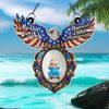USA 250th Anniversary Patriotic Wreath Ornament Liberty Bell & Statue of Liberty American Celebration Graphic USA 250th Anniversary Patriotic Wreath Ornament Liberty Bell & Statue of Liberty American Celebration Graphic