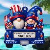 Personalized Wilson Family America 250 Years Patriotic Wreath Ornament Personalized Wilson Family America 250 Years Patriotic Wreath Ornament