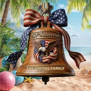 Personalized Smith Family Liberty Bell 250th Anniversary Acrylicen Ornament