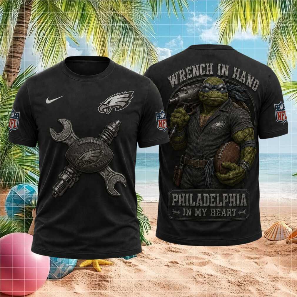 Philadelphia Eagles Mechanic Ninja Turtle T Shirt Philly Football Birds Fan T Shirt Philadelphia Eagles Mechanic Ninja Turtle T Shirt Philly Football Birds Fan T Shirt