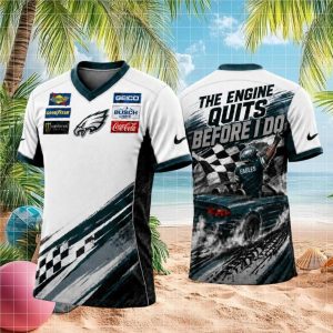 Philadelphia Football Racing The Engine Quits Before I Do T Shirt