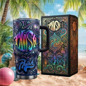 Phish Jam Band Rainbow Psychedelic Concert Tour Style Retro Gifts Stainless Steel Insulated Tumbler