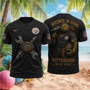 Pittsburgh ST Shirtlers Mechanic Ninja Turtle T Shirt ST Shirtl City Football Fan Gift
