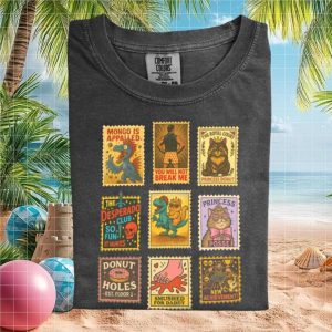 Princess Donut Royal Court Funny Cat Lover Stamp Design T Shirt