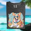 Red White And Golden Retriever Dog Patriotic Fireworks T Shirt Red White And Golden Retriever Dog Patriotic Fireworks T Shirt