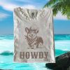 Retro Golden Retriever Cowboy and UFO Desert Scene T Shirt Retro Golden Retriever Cowboy and UFO Desert Scene T Shirt