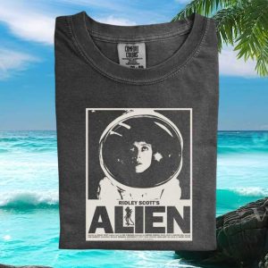 Ridley Scotts Alien Movie Sci Fi Retro Horror Film T Shirt