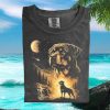 Rottweiler Three Wolf Moon Style Wilderness Forest T Shirt Rottweiler Three Wolf Moon Style Wilderness Forest T Shirt