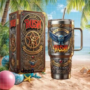 Rush Progressive Rock Legacy Fly By Night 58th Anniversary 1968 2026 Fan Gift Stainless Steel Insulated Tumbler