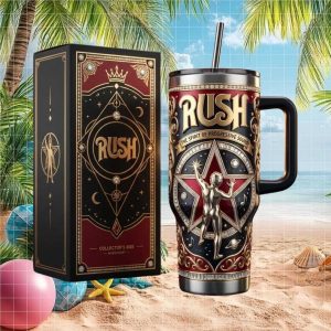 Rush Spirit of Progressive Sound 20oz Vintage Band Fans Gift Stainless Steel Insulated Tumbler