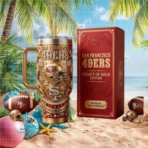 San Francisco 49ers Legacy Of Gold Edition Faithful To The Bay Stainless Steel Insulated Tumbler