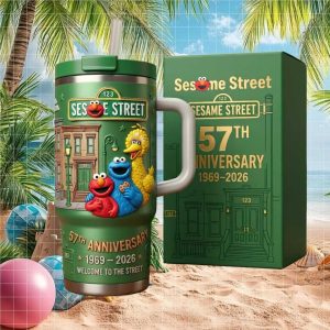 Sesame Street 57th Anniversary 1969 2026 Welcome To The Street Gift Tumbler