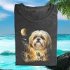 Shih Tzu Wilderness Moon Waterfall Vintage Dog T Shirt Shih Tzu Wilderness Moon Waterfall Vintage Dog T Shirt