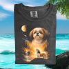 Sleeping Labrador Puppy Crescent Moon Celestial Dog T Shirt Sleeping Labrador Puppy Crescent Moon Celestial Dog T Shirt