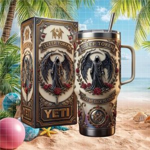Sleep Token Take Me Back To Eden Tour 2024 Retro 20oz Stainless Steel Insulated Tumbler