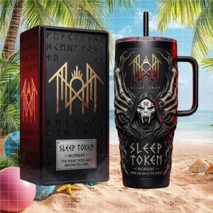 Sleep Token Worship Take Me Back To Eden 2024 Gothic Retro Stainless Steel Insulated Tumbler
