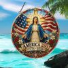 United States 250th Anniversary Patriotic Icons Wreath Personalized Ornament United States 250th Anniversary Patriotic Icons Wreath Personalized Ornament