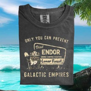 Star Wars Endor Forest Ranger Retro Travel Poster Graphic T Shirt