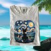 Starry Night Golden Retriever Dog Art Comfort Colors T Shirt Starry Night Golden Retriever Dog Art Comfort Colors T Shirt