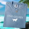 Stay Golden Retriever Driving Retro Convertible Vintage Car T Shirt Stay Golden Retriever Driving Retro Convertible Vintage Car T Shirt