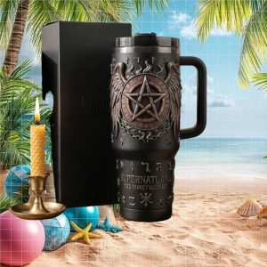 Supernatural The Family Business Join The Hunt Winchester Fans Stainless Steel Insulated Tumbler