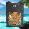The Corgi Mom Skeleton Floral Tarot Card Style Graphic T Shirt The Corgi Mom Skeleton Floral Tarot Card Style Graphic T Shirt