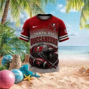 Tampa Bay Buccaneers Helmet Graphic Stadium Football T Shirt