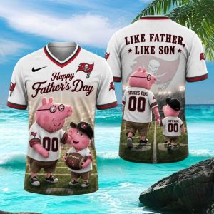 Tampa Bay Buccaneers Personalized NFL Father's Day Gift T Shirt