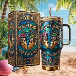 The Black Crowes Twice As Hard 2026 Retro Rock Band Fans Stainless Steel Insulated Tumbler