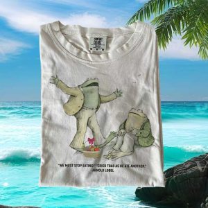 Toad and Frog Funny Eating Quote Arnold Lobel Aesthetic T Shirt