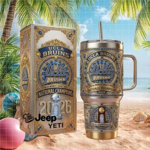 UCLA Bruins NCAA Women's Basketball National Champions 2026 Celebration Gift For Fans Stainless Steel Insulated Tumbler
