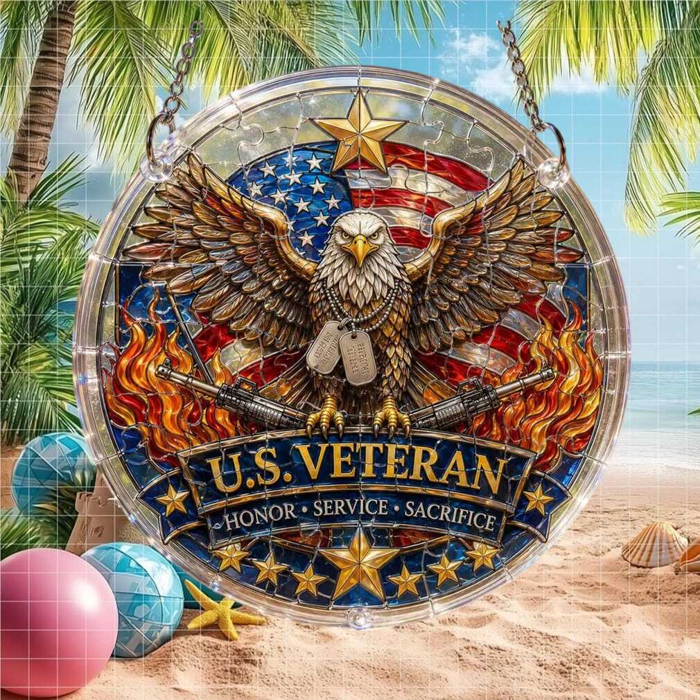 US Veteran Eagle Honor Service Sacrifice Patriotic Military Pride Ornament US Veteran Eagle Honor Service Sacrifice Patriotic Military Pride Ornament
