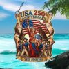 USA 250th Anniversary Patriotic Wreath Ornament Liberty Bell & Statue of Liberty American Celebration Graphic USA 250th Anniversary Patriotic Wreath Ornament Liberty Bell & Statue of Liberty American Celebration Graphic