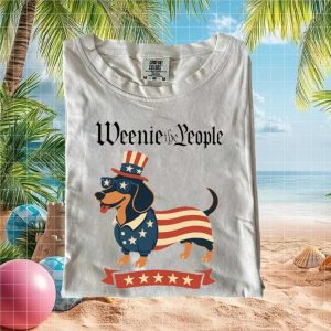Uncle Sam Dachshund Weenie The People Patriotic Dog T Shirt