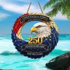America 250 Floral Stained Glass Sun Catcher 1776 2026 Anniversary Celebration Ornament America 250 Floral Stained Glass Sun Catcher 1776 2026 Anniversary Celebration Ornament