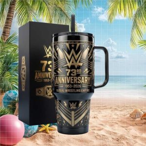 WWE 73rd Anniversary 1953 2026 Global Wrestling Empire Legend Merchandise Tumbler