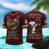 Washington Commanders Snoopy Autism Awareness Calm Heart Football T Shirt Washington Commanders Snoopy Autism Awareness Calm Heart Football T Shirt