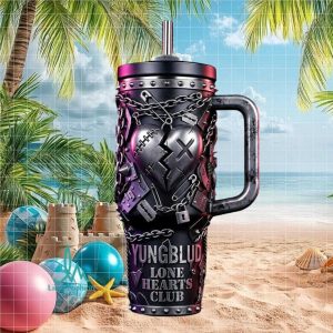 Yungblud Lone Hearts Club Weird World Tour Goth Punk Stainless Steel Insulated Tumbler